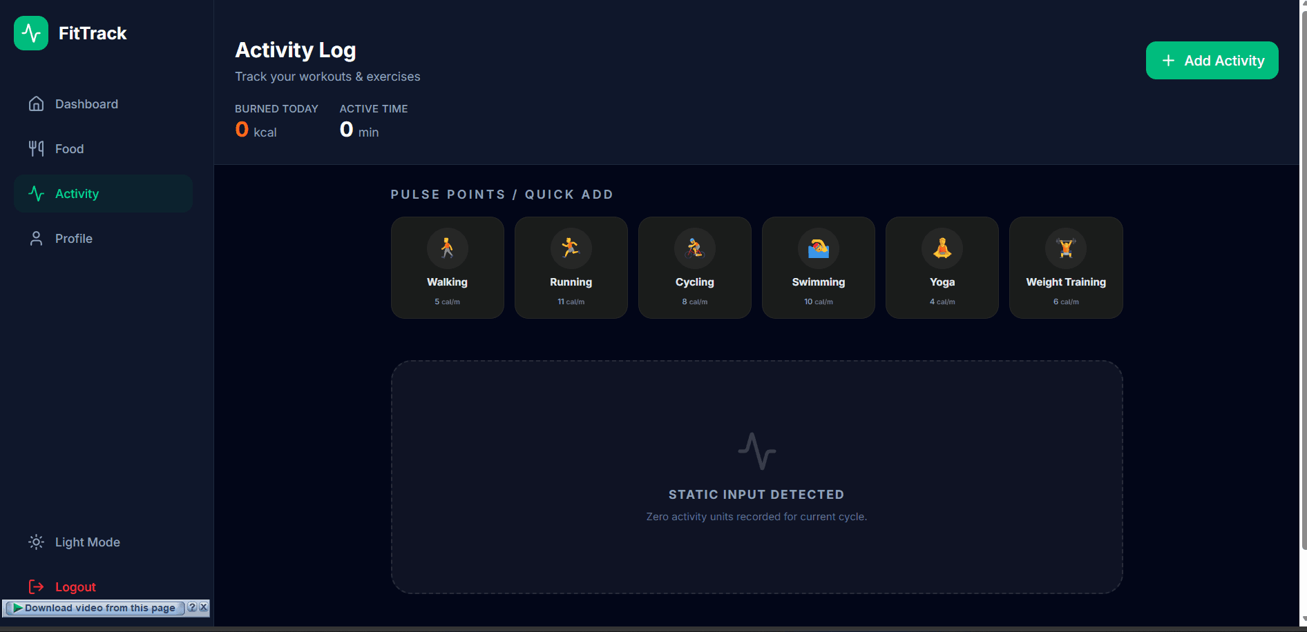 Activity Tracker